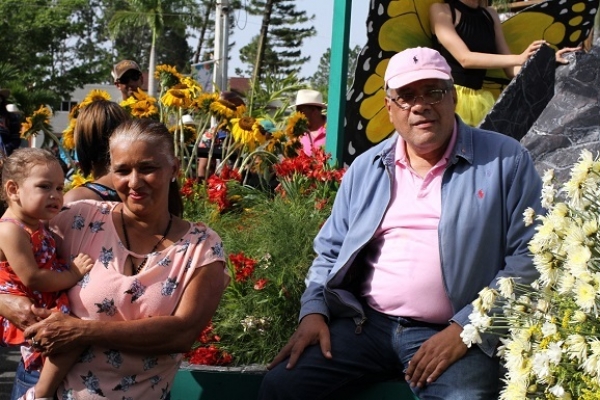 Luis –EL GALLO- se sumó a la décima entrega del Festival de Las Flores en Jarabacoa